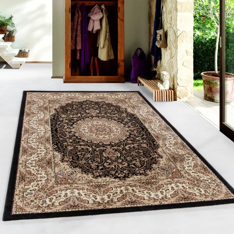 Ayyildiz koberce Kusový koberec Kashmir 2606 black - 240x340 cm