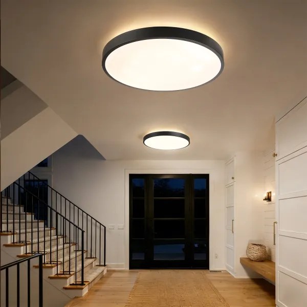 Brilagi - LED stmievateľné svietidlo GLASS POOL DOUBLE LED/80W/230V 60 cm čierna + DO