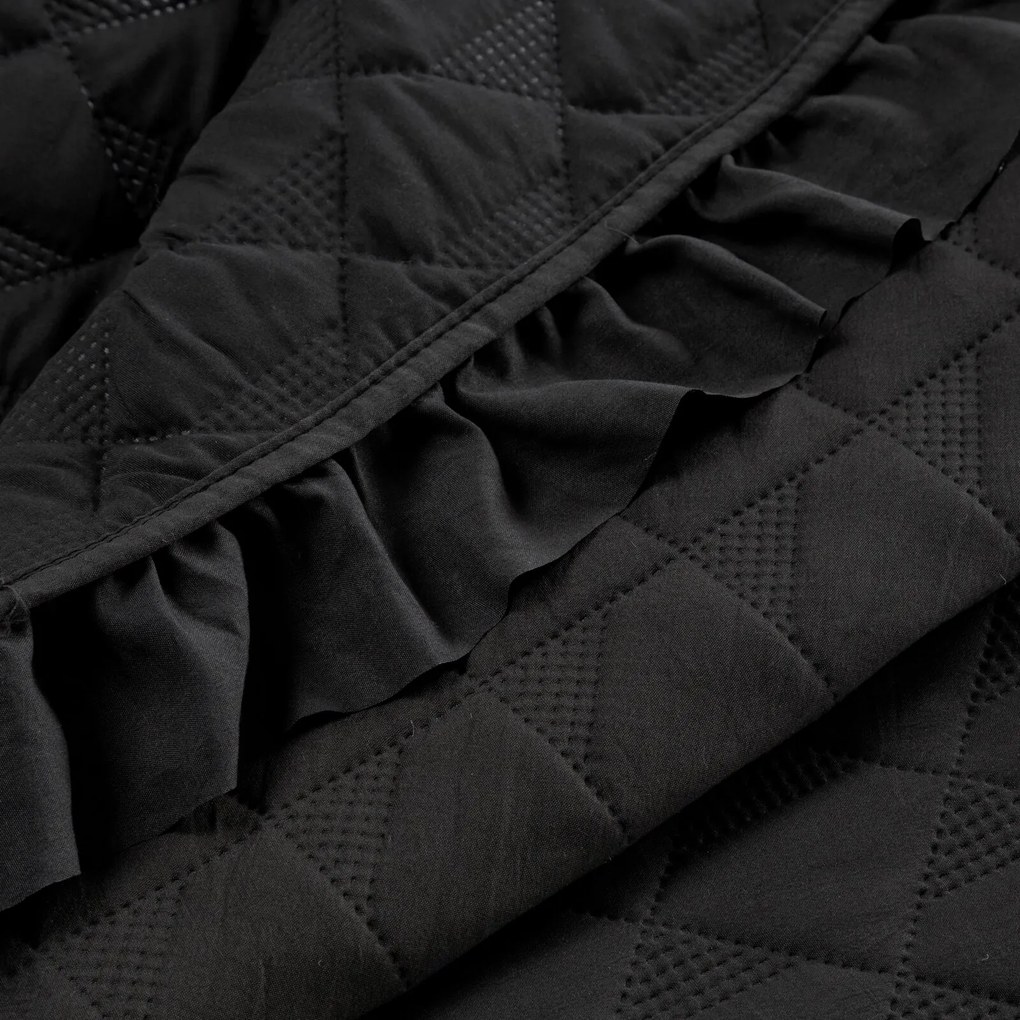 PREHOZ NA POSTEĽ VANESA 220X240 CM ČIERNY