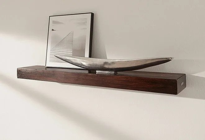 furniture-nabytek.cz - Závesná polica na stenu z dreva palisander 150x22