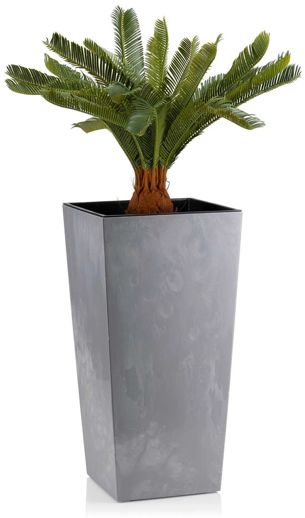 Súprava 3 kvetináčov PORTO sivý betón