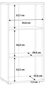 Knižnica URAN biela