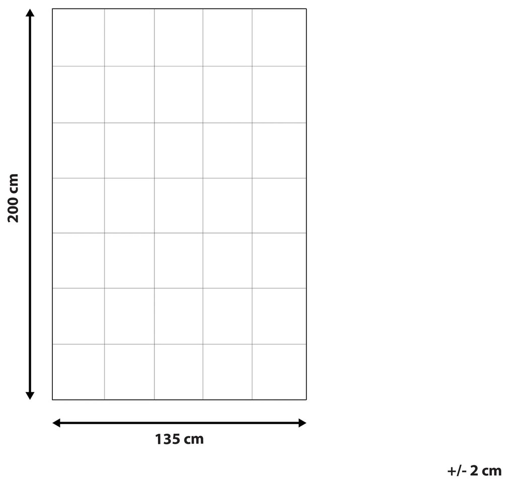 Celoročná posteľná prikrývka z mikrovlákna 135 x 200 cm TELENO Beliani