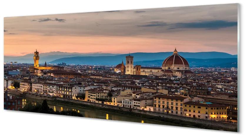 Obraz na akrylátovom skle Italy panorama katedrála hory 120x60 cm