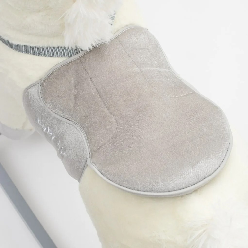 Baby Mix Hojdacia hračka s melódiou a kolieskami Unicorn biela, 64 x 35 x 60 cm