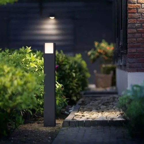 Philips Arbour UltraEfficient vonkajšie stĺpikové​ LED svietidlo 3,8 W 2700K 77 cm, antracit