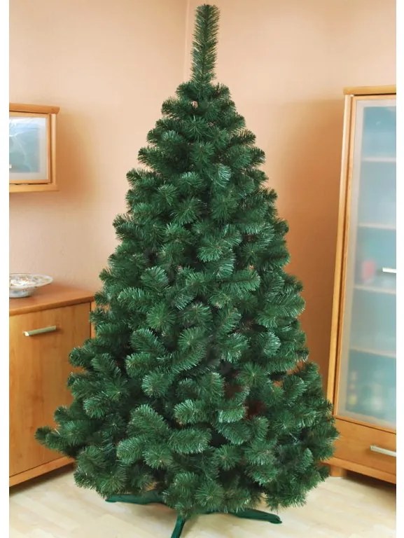 Umelý 3D vianočný stromček BOROVICA zelená 220 cm