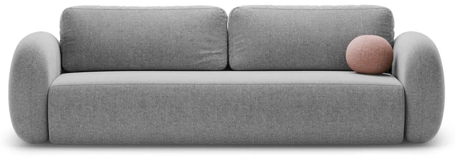 Svetlosivá ženilková rozkladacia/s úložným priestorom pohovka 262 cm Tonale – Cosmopolitan Design
