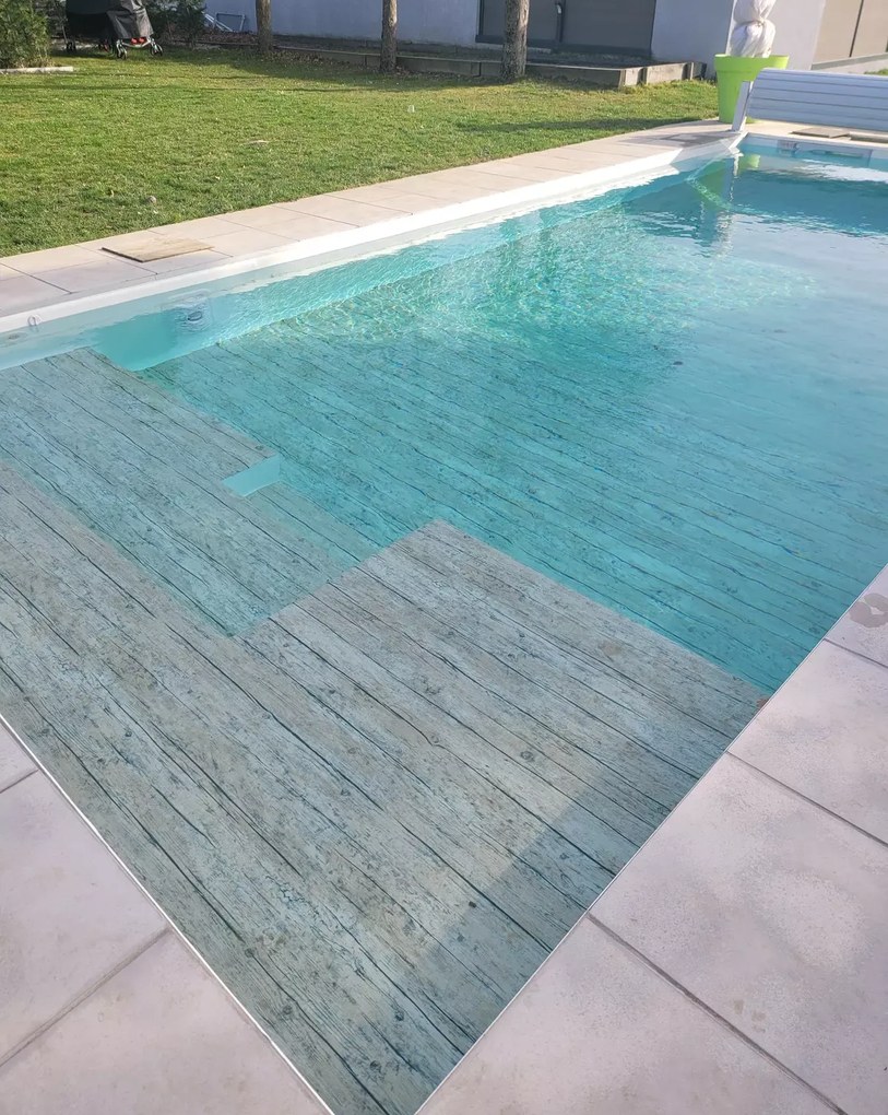 Bazénová fólia SOPREMAPOOL 3D - Wood | 41.25 m²