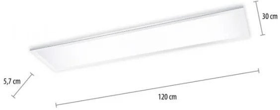 Paul Neuhaus 8112-17 - LED Stmievateľný prisadený panel FLAG LED/35W/230V