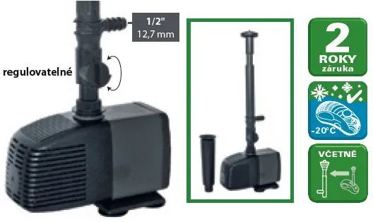Heissnerovo efektové čerpadlo vrátane 2 efektov - 600 l/h, 8 W HSP600I-00
