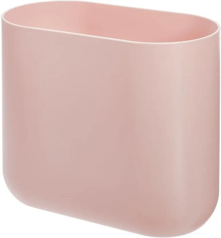 Ružový odpadkový kôš iDesign Slim Cade