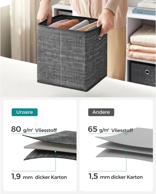 Set stohovateľných boxov RFB026B01(6 ks)