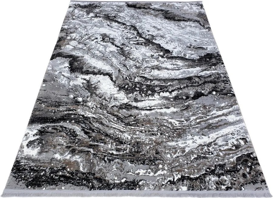 DC Koberec Exclusive 100 sivá čierna Rozmer: 160×220 cm