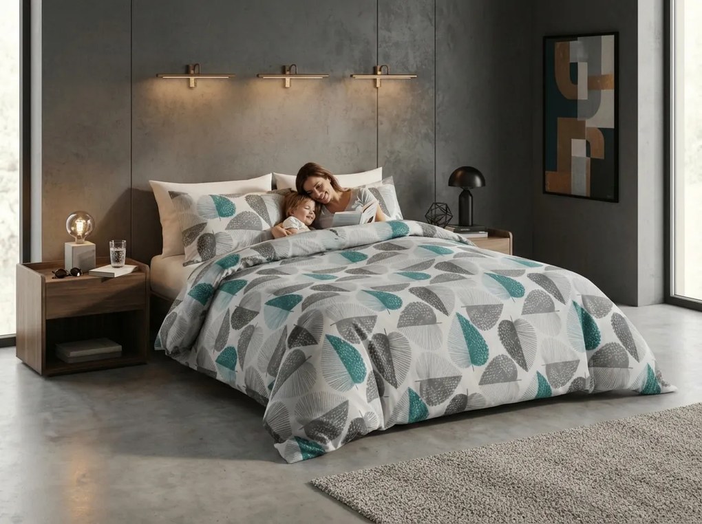 Obliečky z mikrovlákna PULINA sivé Rozmer obliečky: 70 x 80 cm | 140 x 200 cm