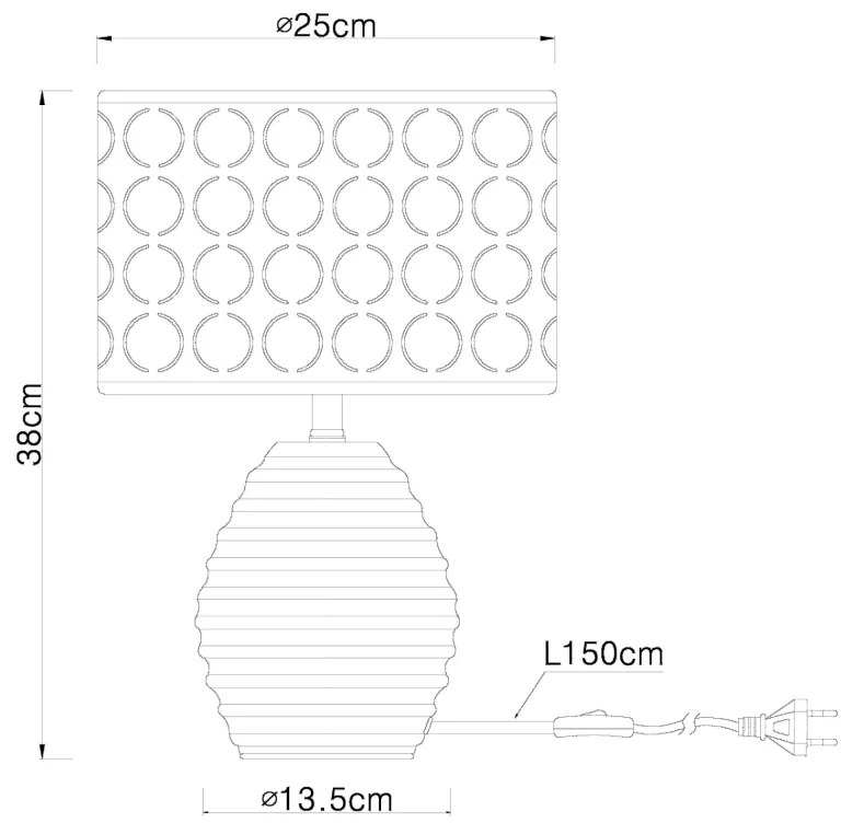 GLOBO MIRAUEA 21616 Stolová lampa