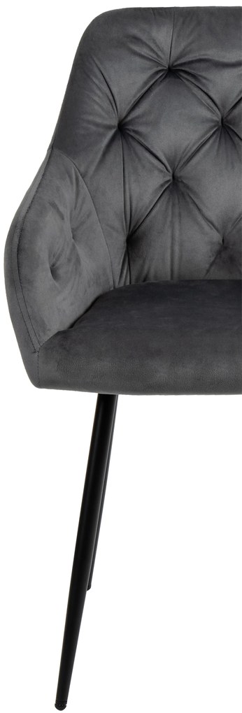 Noela Zamatová jedálenská stolička SIENA sivá