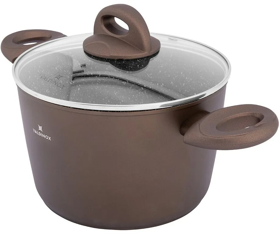 Valdinox Aurum Kastról s nepriľnavým povrchom s pokrievkou, 20 cm, 3,2 l