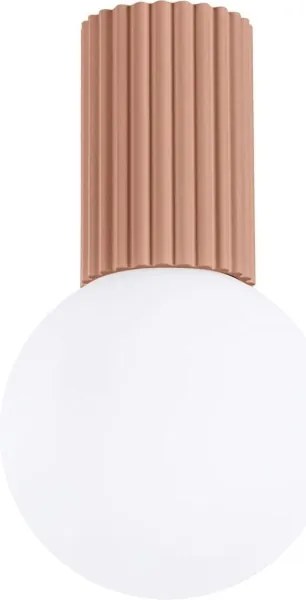 Sollux SL.1733 - Kúpeľňové stropné svietidlo HALO 1xG9/8W/230V IP44 hnedá