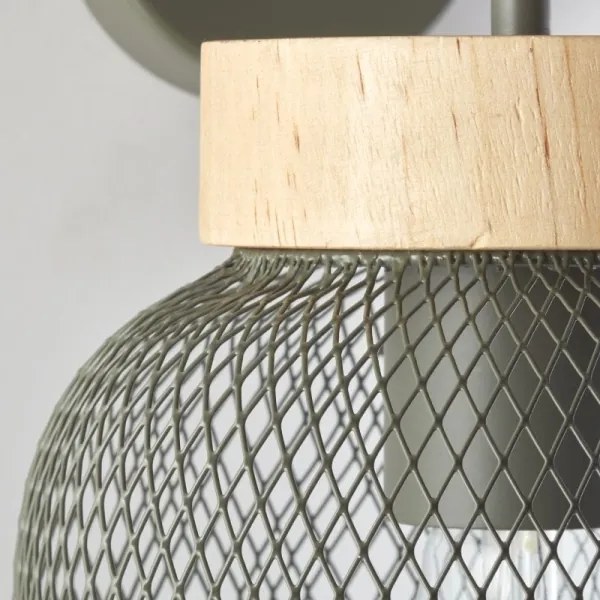 Brilliant - Nástenná lampa GIADA 1xE27/40W/230V zelená