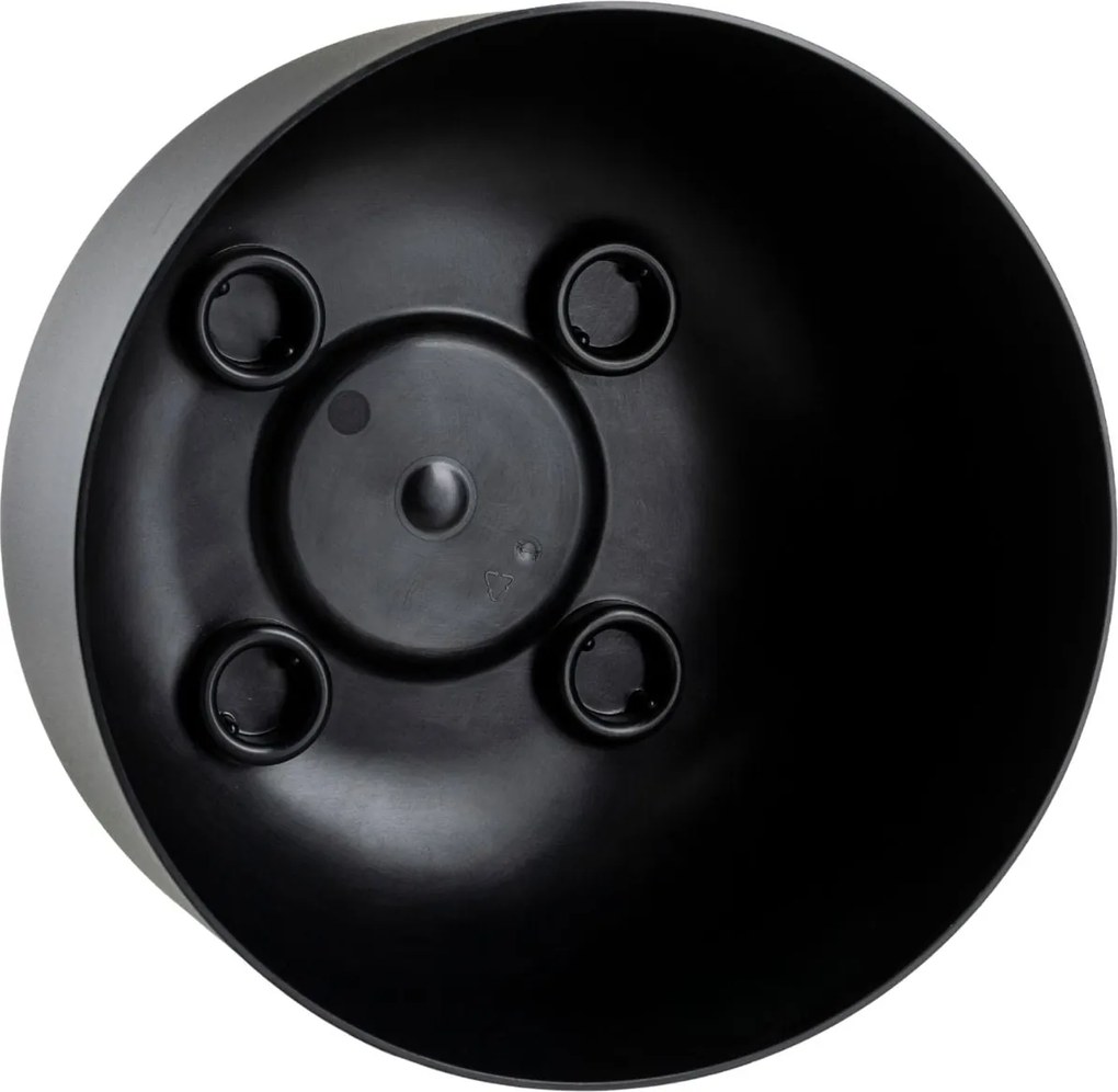 PLASTOVÝ KVETINÁČ TERRA 27X17 CM ČIERNA