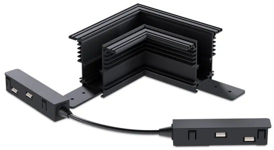 LED2 6093503 MAG IN CORNER-H lištový komponent čierny