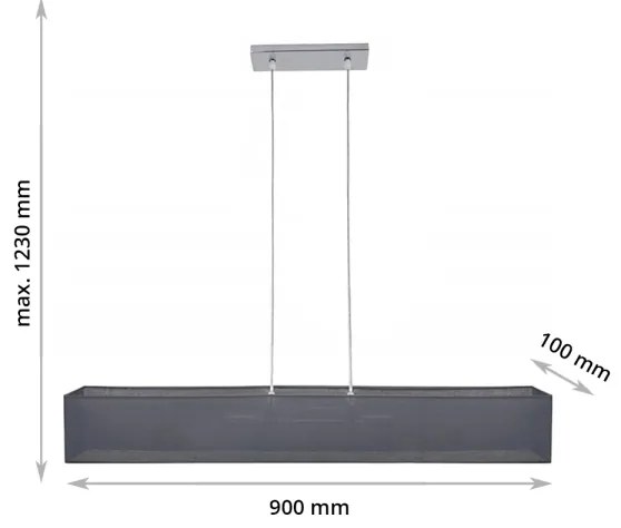 Luster na lanku CAROLINE 2xE14/40W/230V