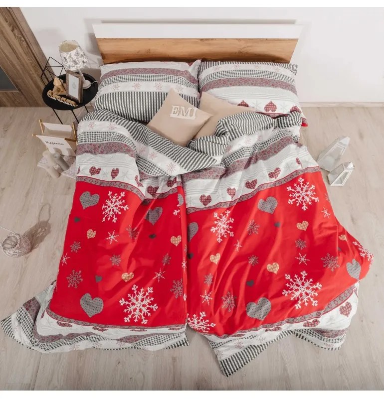 Vianočné bavlnené obliečky Liana EMI