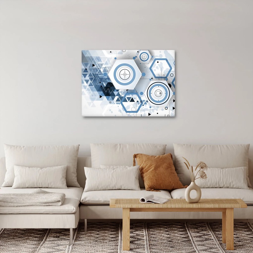 Obraz - Geometrická abstrakcia (70x50 cm)