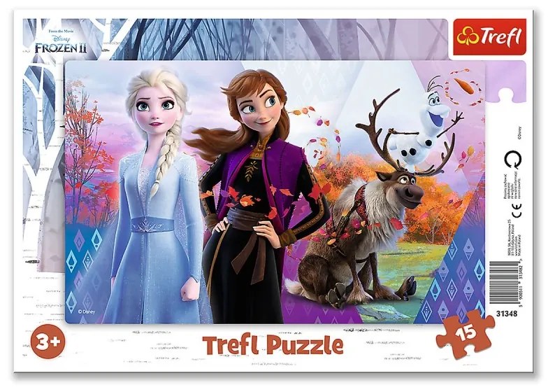 31348 DR Detské puzzle - Frozen IV. - 15ks