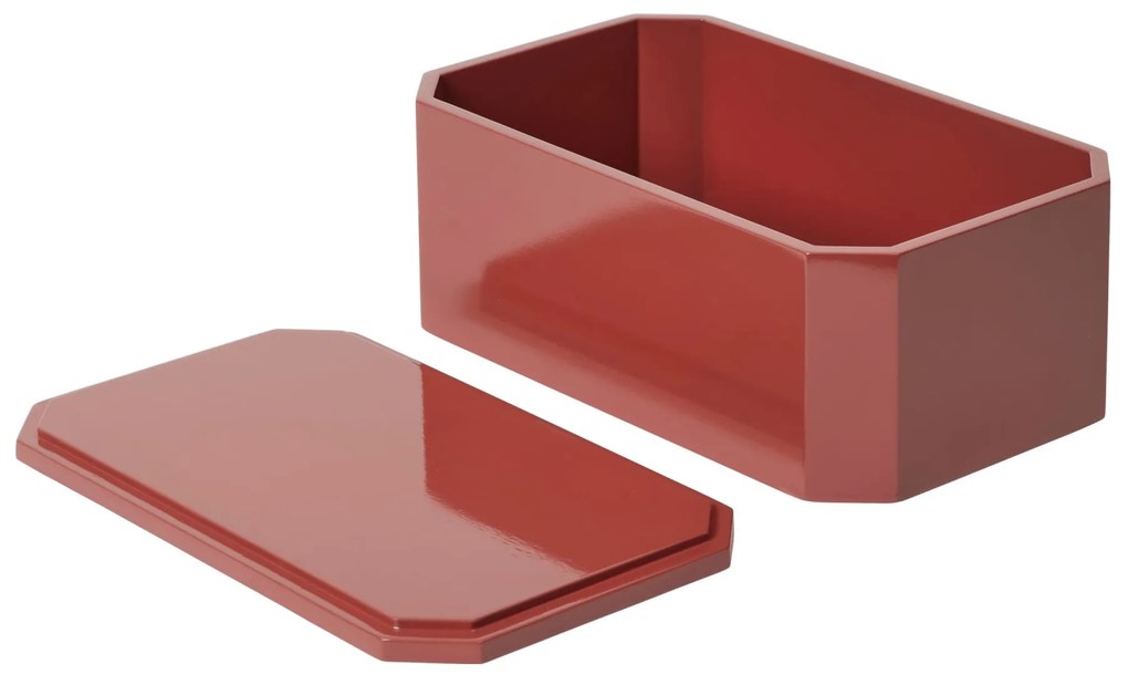 Ferm Living Úložný box Nova 25 x 15 picante red