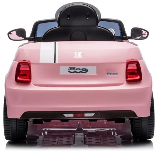 Elektrické autíčko Fiat 500e ružové