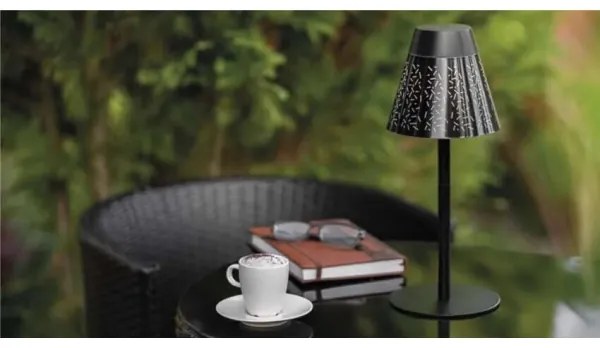 LED Stmievateľná nabíjacia vonkajšia stolná lampa LED/4,2W/5V 2200mAh IP44