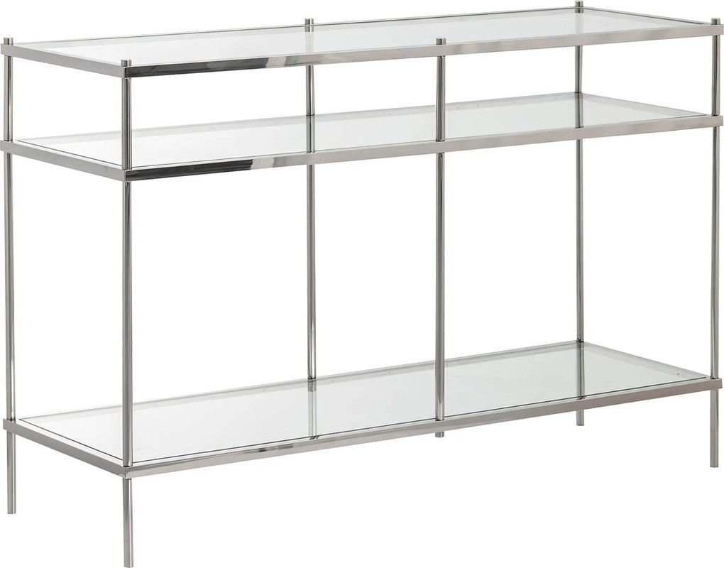 Konzolový stolík Pure silver 120 x 40 x 80 cm