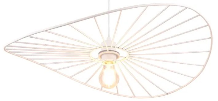 Biele závesné svietidlo ø 60 cm Chapeau – Trio