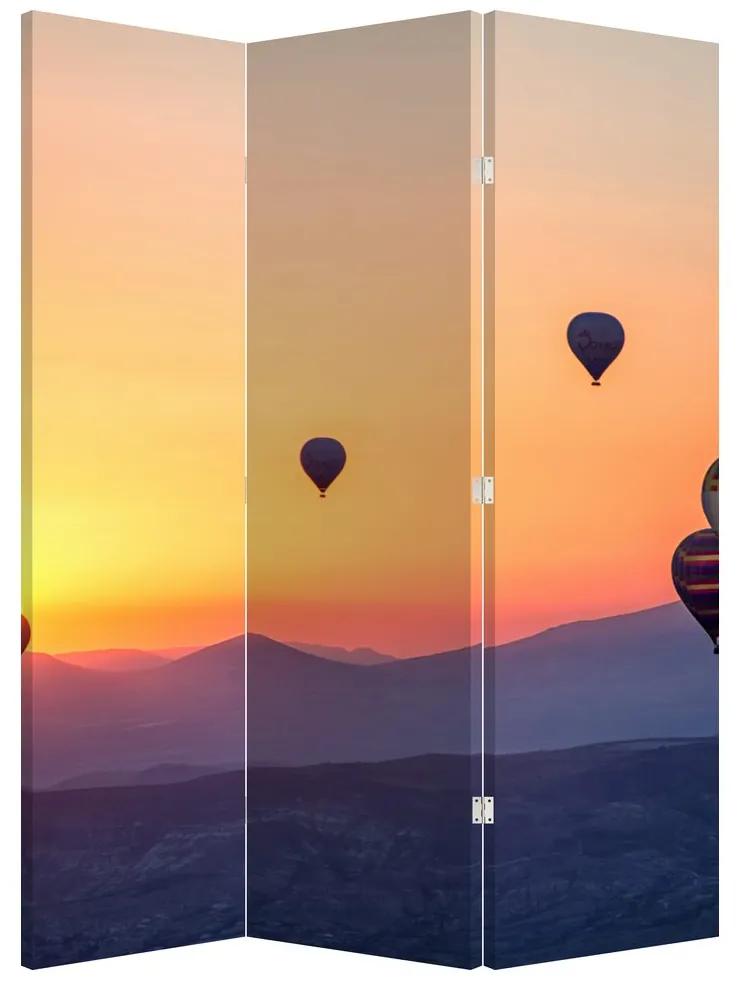 Paraván - Teplovzdušné balóny (126x170 cm)