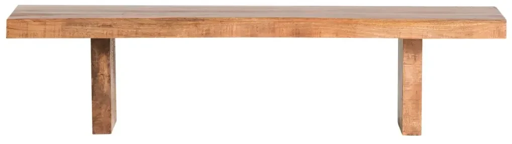 furniture-nabytek.cz - Masívna lavica Country z mangového dreva, lakovaná, hnedá – 190 cm