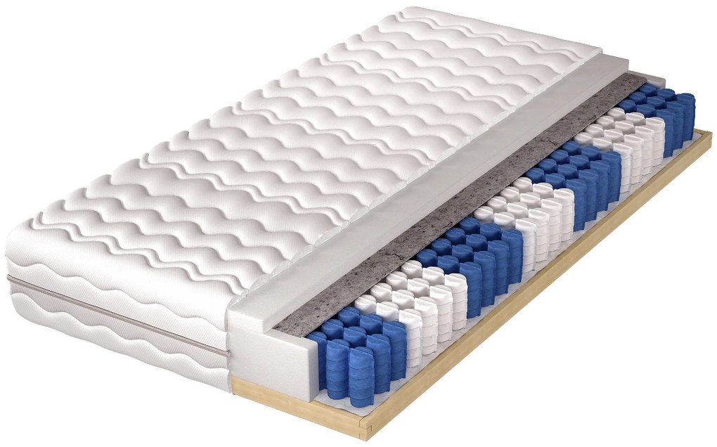 Taštičkový matrac Dione Komfort 200x80 cm (T3). Akcia -13%. Vlastná spoľahlivá doprava až k Vám domov. 603006