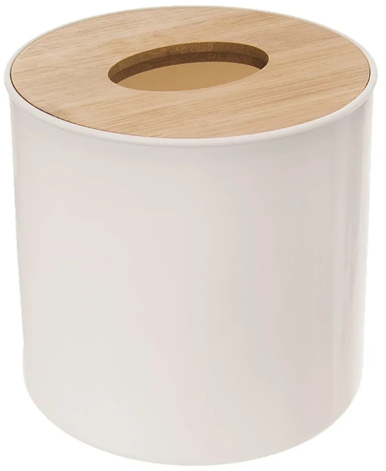 Biely kancelársky plastový odpadkový kôš 1,6 l Whitney – Orion