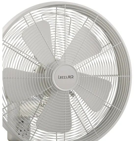 Lucci Air 213128EU - Nástenný ventilátor BREEZE 55W/230V biela + diaľkové ovládanie