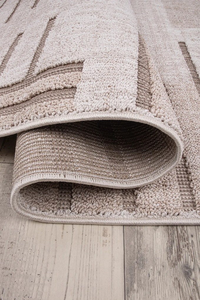 Koberec Benita 091A D.BEIGE/CREAM rozmery koberec: 60x100 cm