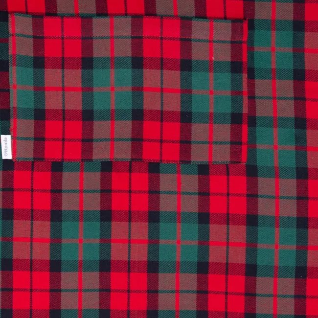 Kuchynská zástera TARTAN červená / zelená 944837