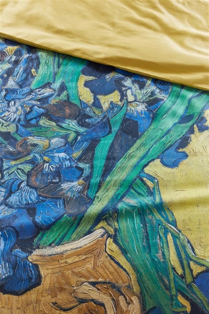 Pip Studio Predĺžené obliečky, 140x200/220 cm, Van Gogh Museum Irises Yellow