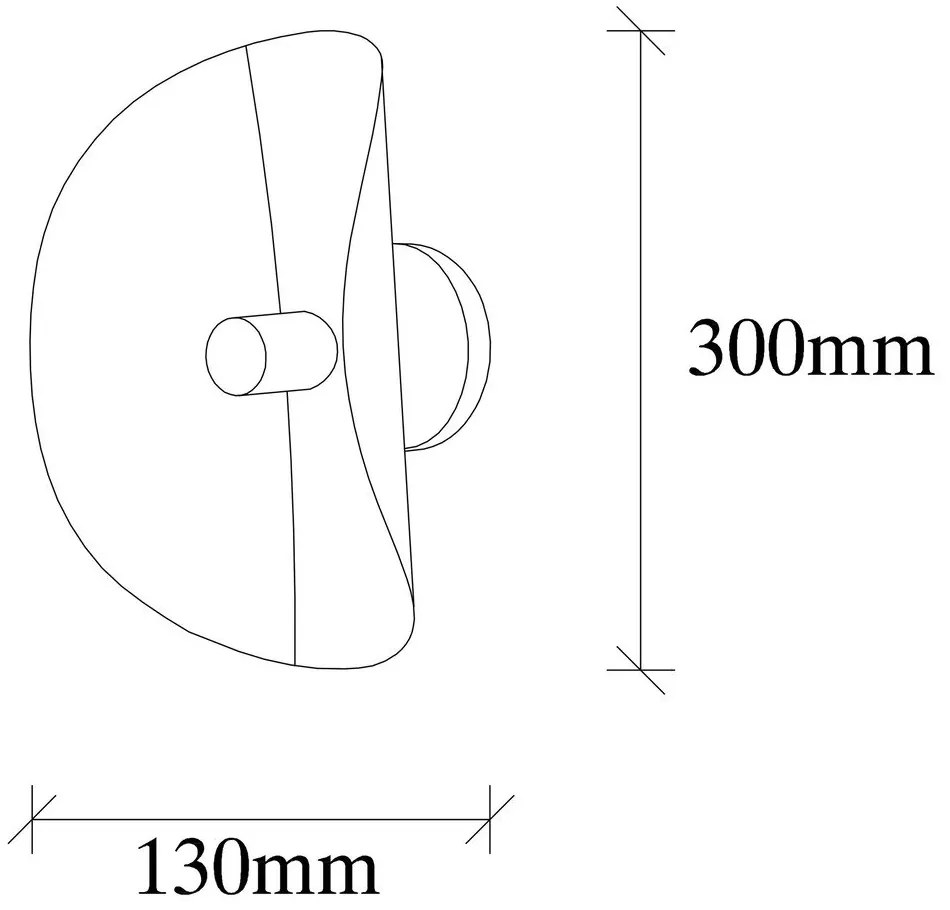 Nástenné svietidlo v čierno-zlatej farbe Sivani – Opviq lights