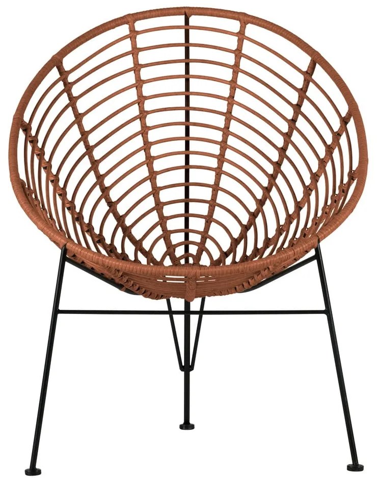 Červené kreslo WOOOD Jane