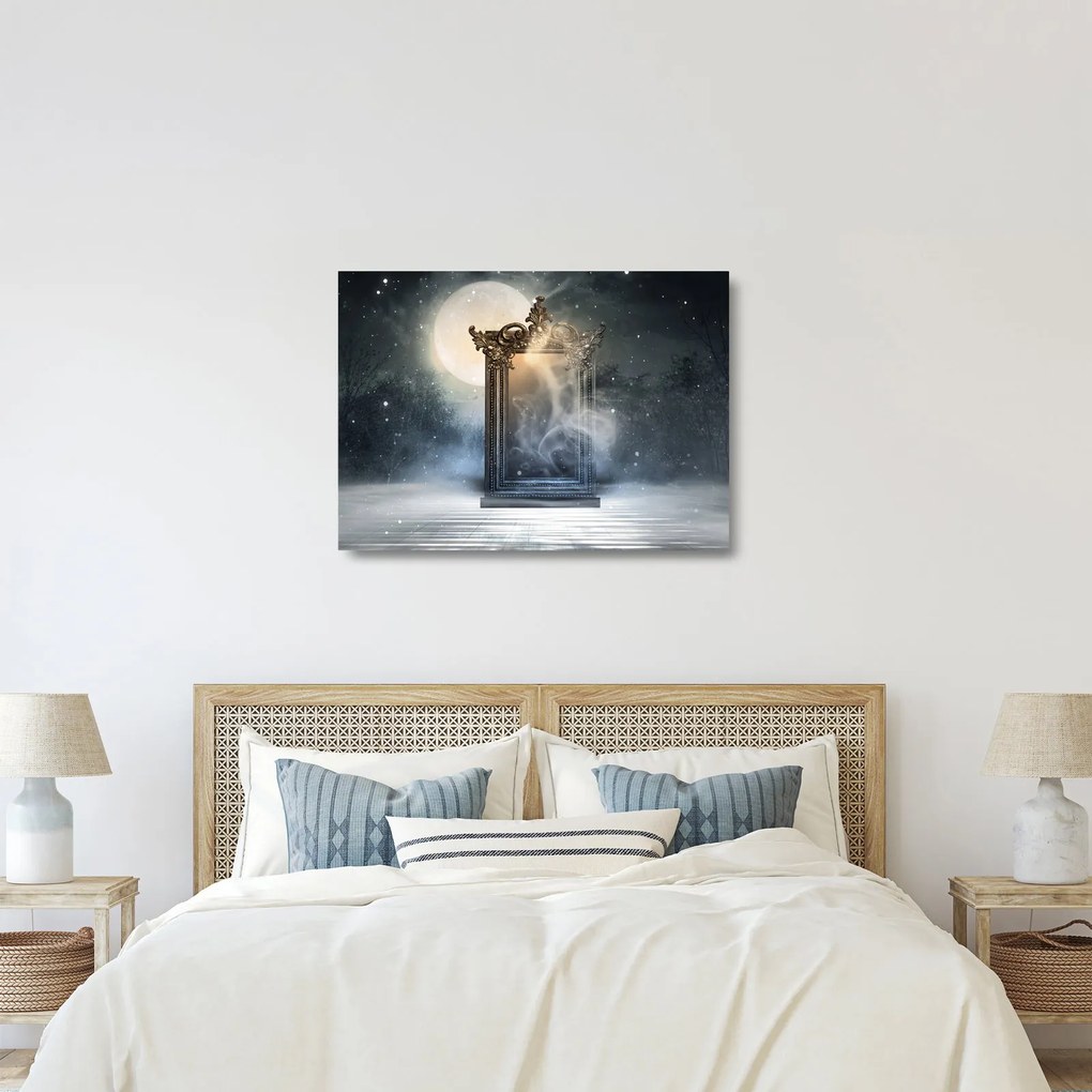 Sklenený obraz - Magické zrkadlo (70x50 cm)