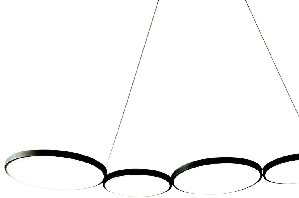 Závesné LED svietidlo Olympia, 5x LED 50w, 4000k, b