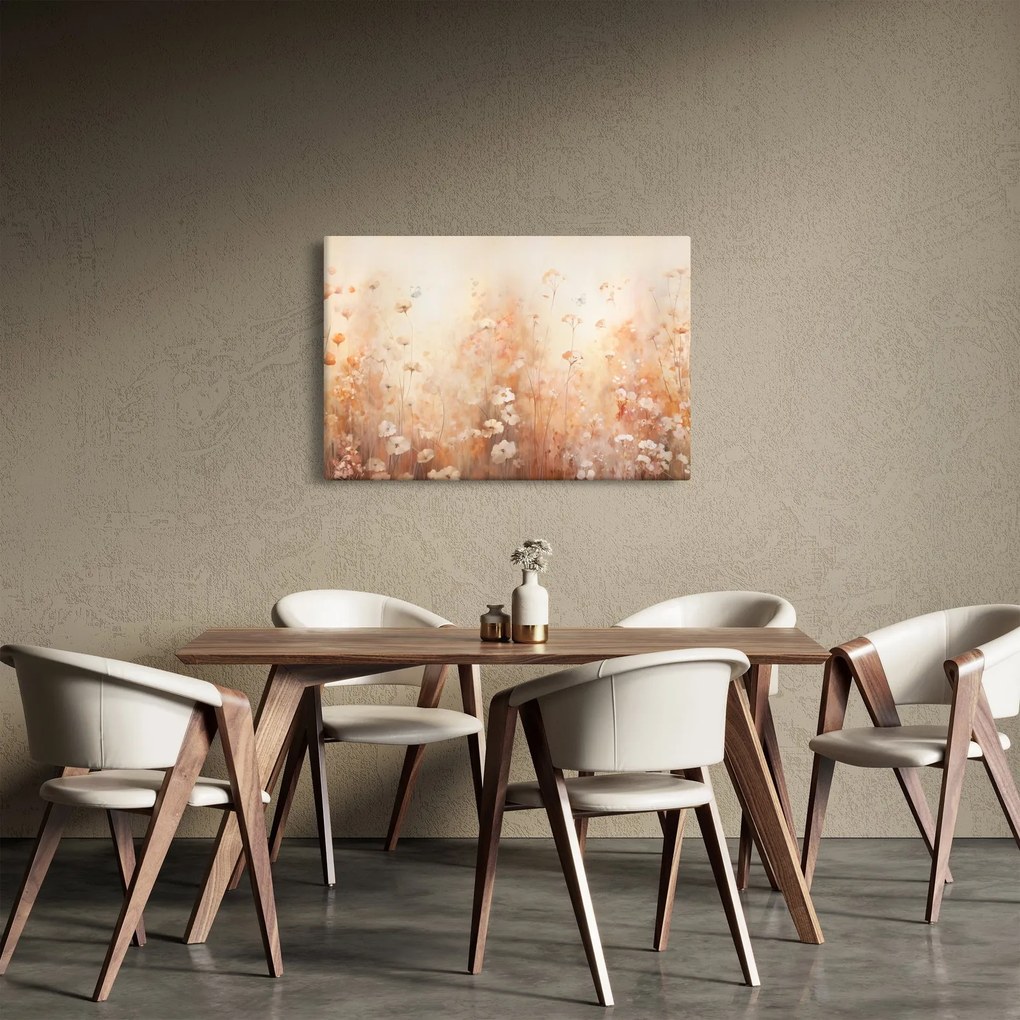 Obraz - Vzor divokých kvetov (90x60 cm)