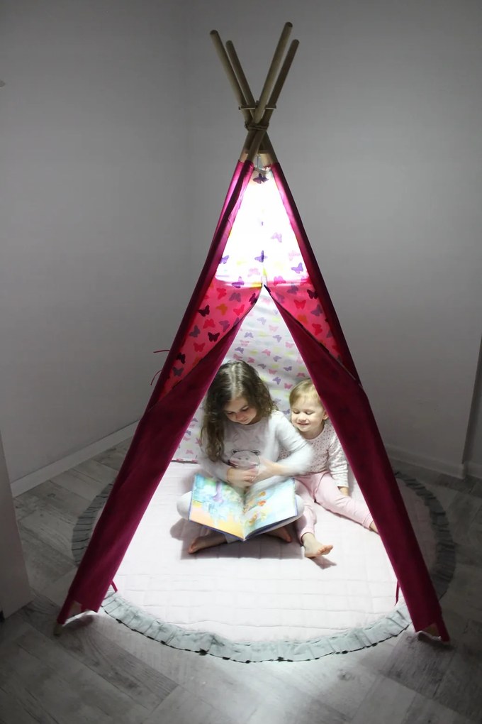 Stabilizátor s LED lampičkou do detských TEEPEE (TÍPÍ)