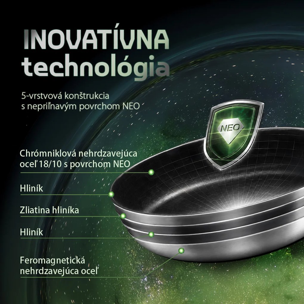 Panvica Ø 20 cm – Orion Expert Neo Multi-Layer Lunasol - 601400